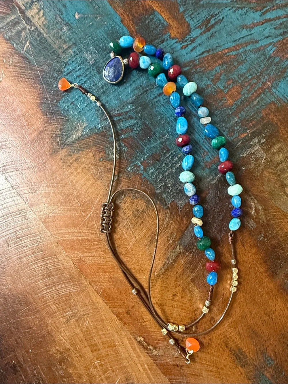 Sundance ”Beach Bonfire” sliding knot necklace. New with tags.